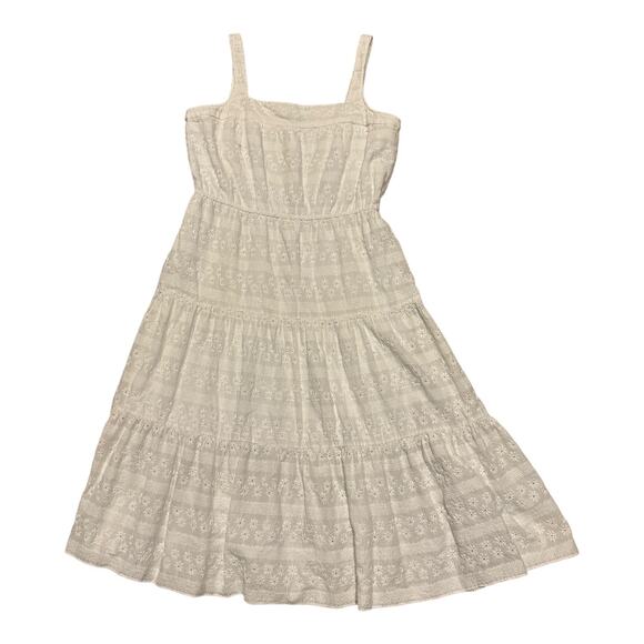 Tommy Hilfiger Cotton Eyelet Midi Dress, Created for Macy's white size 14 - Picture 4 of 16